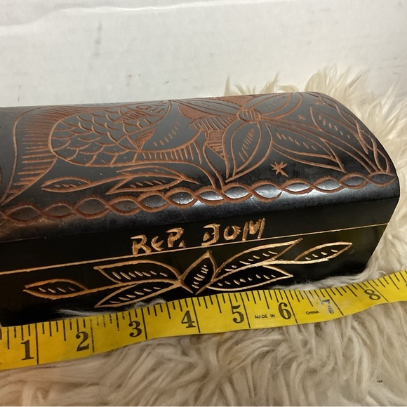 Handcrafted Black and Brown Decorative Box - Picture 9 of 11